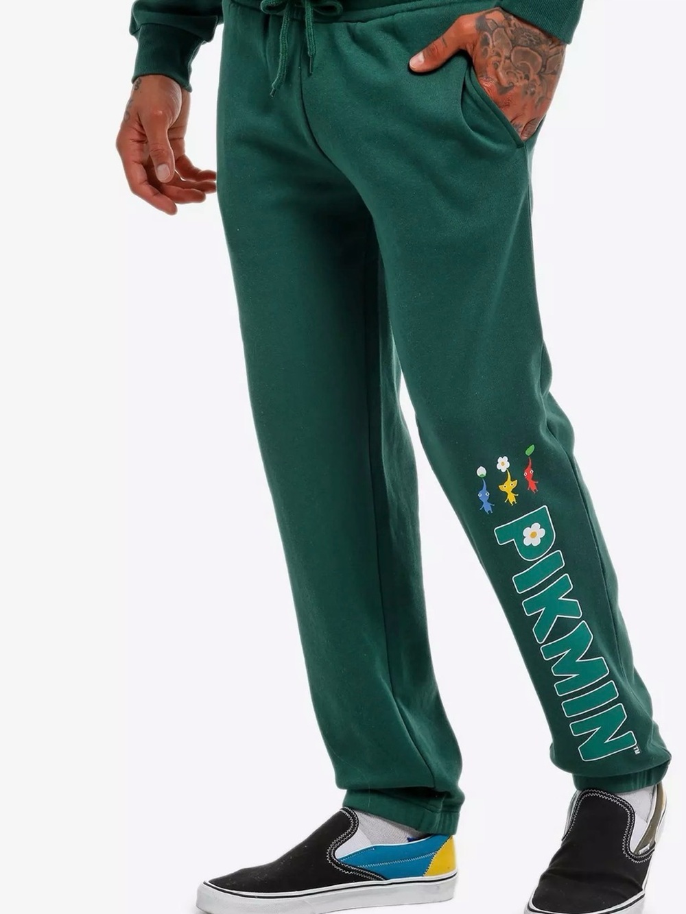 Pikmin logo character jogger sweatpants